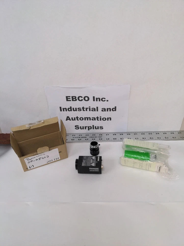 Panasonic GP-MF602 Industrial Camera, 1/2" MANUAL IRIS LENS INCLUDED