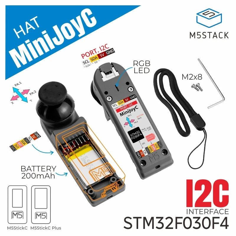 M5Stack JoyC HAT Joystick Controller Expansion Base (STM32F030) Drone RC Sensor