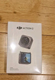 DJI Action 2 Dual-Screen Combo 4K Camera 32GB ?C OLED Touch Waterproof NEW ????