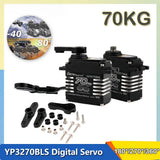 1/2 70kg RC Brushless Servo 5-8.4V Motor High Torque IP68 Steel Gear For Rc Car