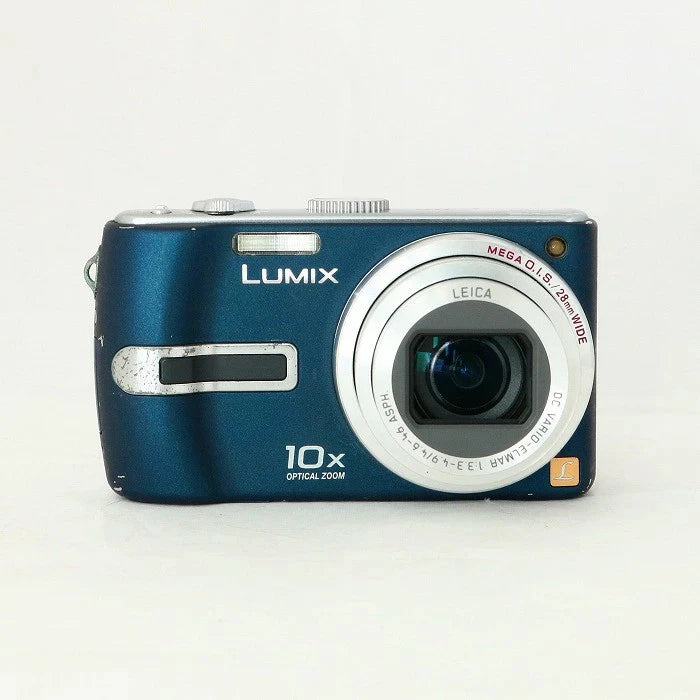 Panasonic LUMIX DMC-TZ3 Compact Camera Blue 12x Zoom, Used, Grade B From Japan