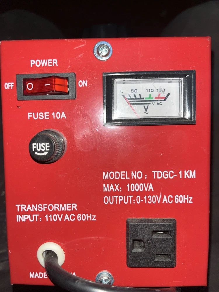 Auto Voltage Transformer AC Variable Voltage Converter Transformer 110VAC Input,