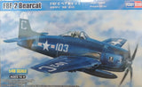 WWII/KOREA US NAVY F8F-2 BEARCAT HOBBY BOSS 1:48 PLASTIC MODEL AIRPLANE KIT