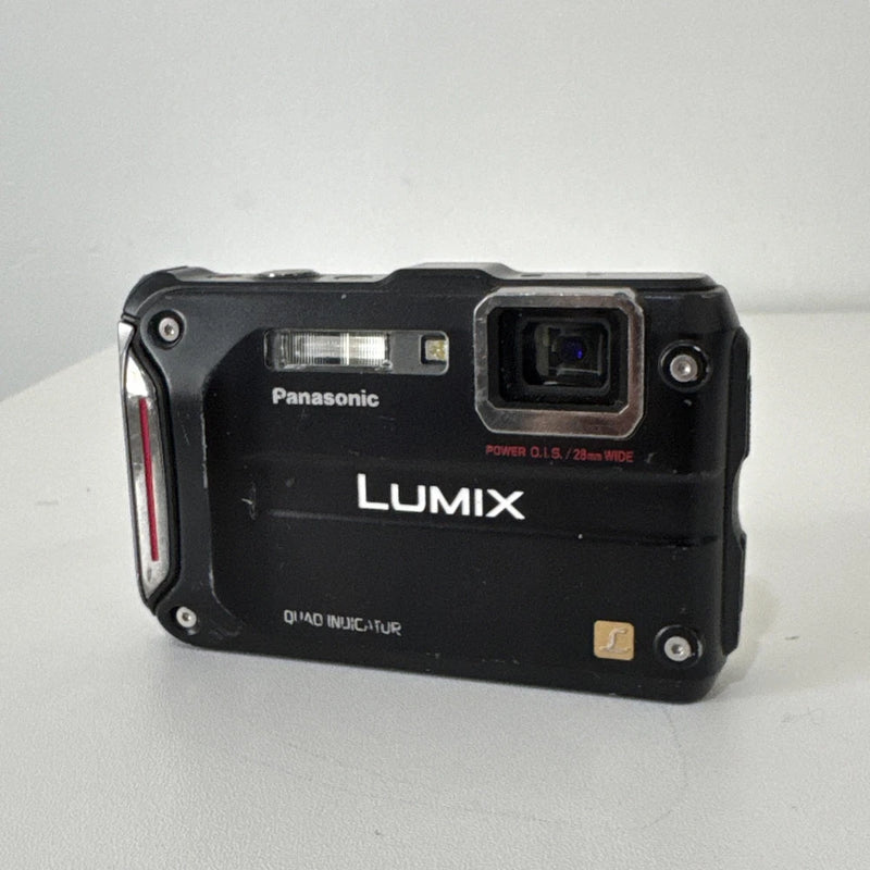 Panasonic LUMIX DMC-TS4 Compact Digital Camera TESTED AS IS for Parts ?