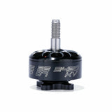 Black FPV motor with silver shaft and 2450KV label