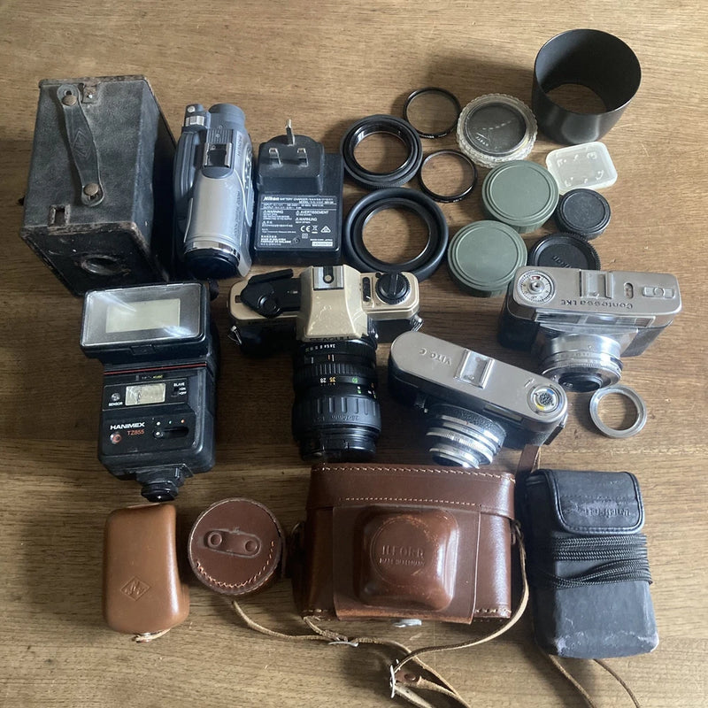 Large Camera Joblot Film Digital Etc Untested Spares Or Repairs