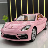 1:32 Porsche Panamera Diecast Model Super Car w/ Sound Light Pull Back Toy Gift