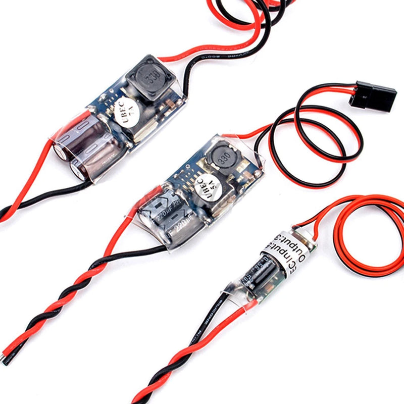 UBEC 5V 3A 5A 7A Mini External BEC 2-8S Lipo DC-DC Converter Step Down Module