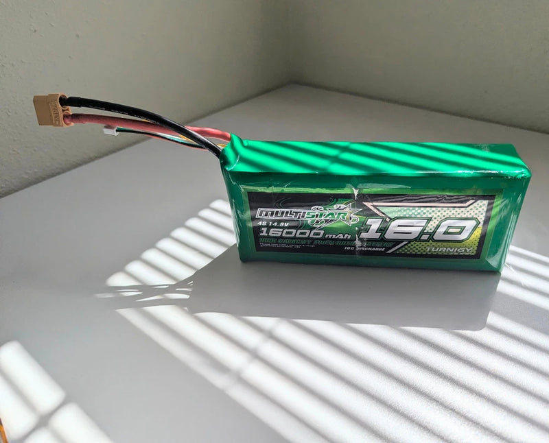 MultiStar 4S 16,000mAh Multi Rotor LiPo Battery Working Good Condition, Drones Battery