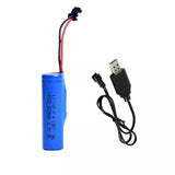 1Pcs 3.7V 500Mah Lipo Battery with USB for Voor DE35 DE38 Rc Tumbling Stunt Auto