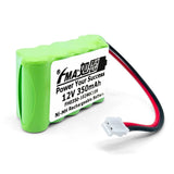 Ni-MH Battery 12v 350mAH for Exit Door LED Light Backup Power Model Plane Boat Battery