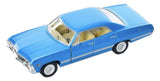- 1/43 Scale Model Compatible with Chevrolet Impala 1967 (Blue)