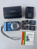 Panasonic Lumix DMC-ZS7 12MP 12x Zoom Digital Camera w/ 4 Batteries & Charger