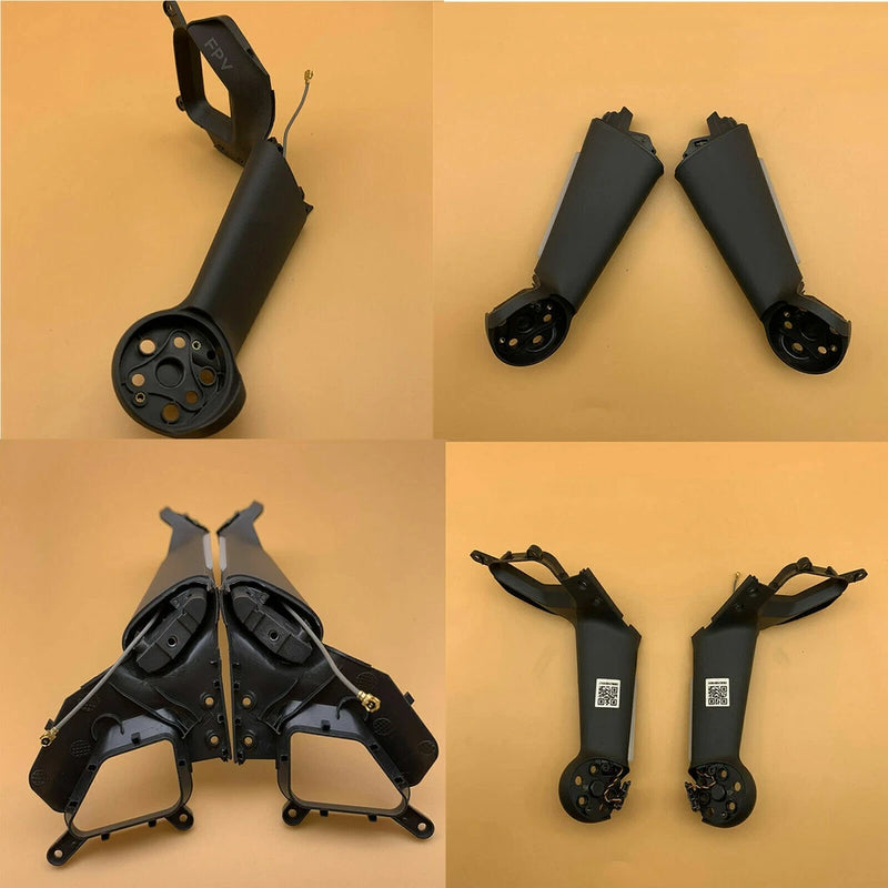 DJI FPV motor arm assembly parts, left/right with prop mounts