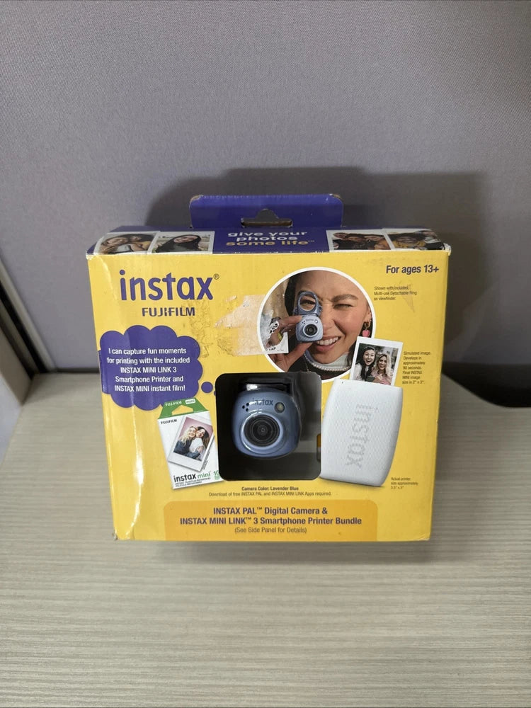 FUJIFILM INSTAX PAL DIGITAL CAMERA & MINI LINK 3 PRINTER BUNDLE BRAND NEW