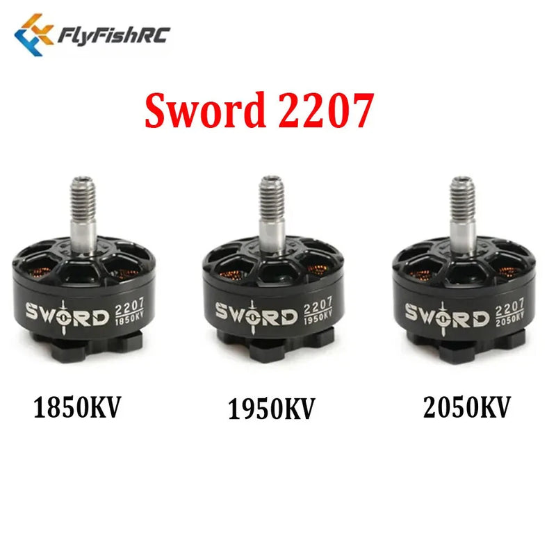 Sword 2207 Brushless Motor FlyFishRC 1850KV 1950KV 2050KV for FPV RC Racing