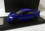 Rare!! Mugen RR Honda Civic TYPE-R 1/43 Scale Resin Model Car Blue