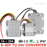 DC-DC Buck Boost Converter 9-40V to 24V 2A-30A Voltage Stabilizer Regulator