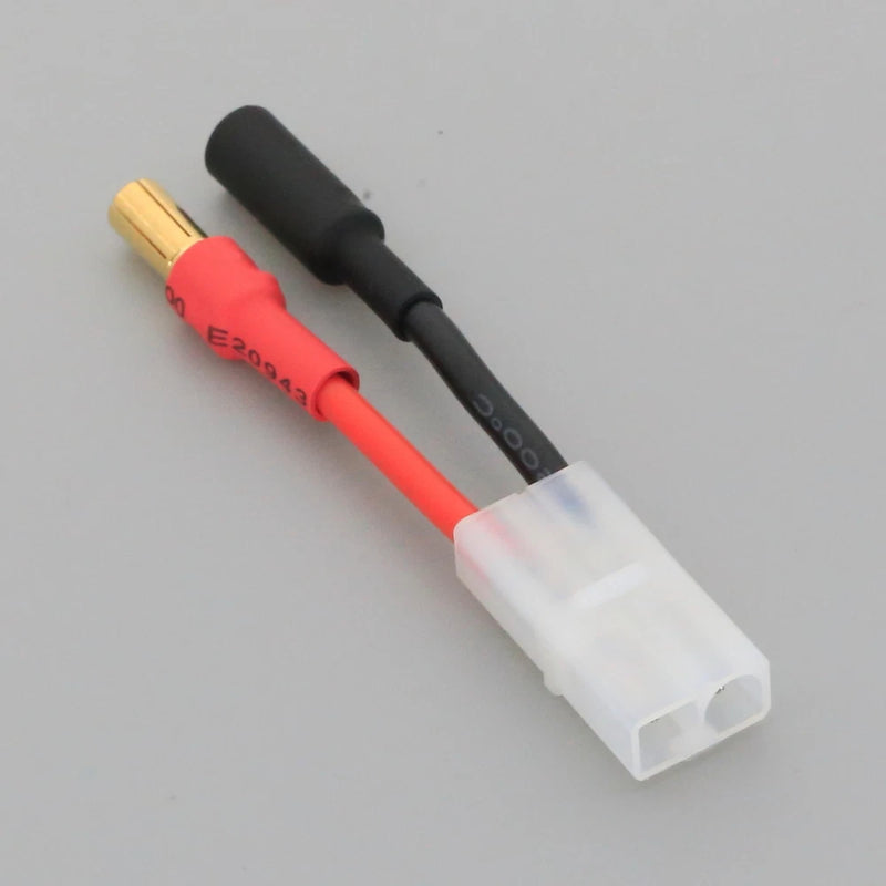 HXT 5.5mm Male+/Female- to Tamiya Male cable 14AWG 5CM wire For RC Battery FPV