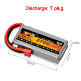 7.4v 2700mah 45C Lipo battery for Wltoys 12428 12423 feiyue 03 Q39 FY07 R/C Car