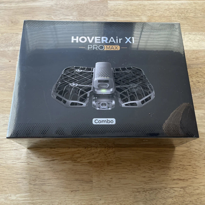 HOVERAir X1 PROMAX 8K Self-Flying  Drone Camera + 2 Batteries + Case UNOPENED
