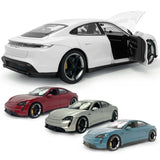 1:24 Scale Porsche Taycan Turbo S Model Car Metal Diecast Collectible Vehicle