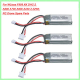 7.4V 600mAh LiPo Battery for WLtoys F959 XK DHC-2 A600 A700 A800 A430 RC Drone