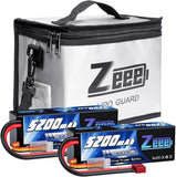3S Lipo Battery 5200mAh 11.1V 80C Hard Case Battery T Connector 2 Pack