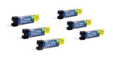 Pack of 6 150mah 1s 3.7v 25c Lipo Battery for E-Flite Hobbyzone Sport Cub S Battery