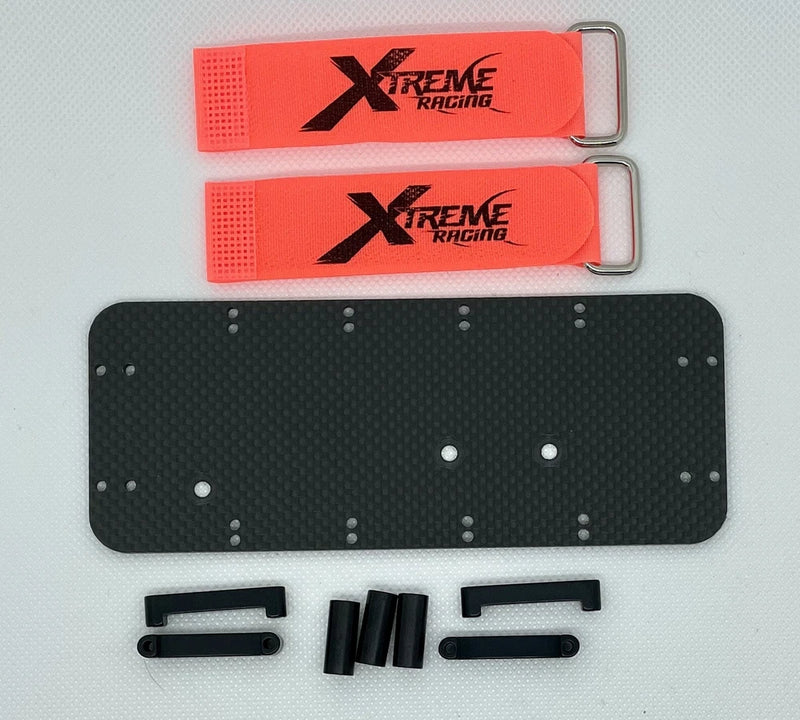 XTREME RACING TEAM LOSI 5IVE-T CARBON FIBER SMALL BATTERY TRAY LIPO CUSTOM 1/5