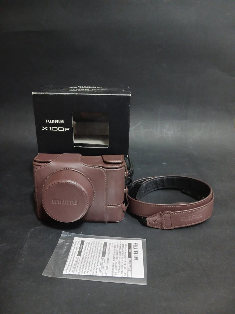 Fujifilm X100F Leather Camera Case Brown Genuine Protects Camera