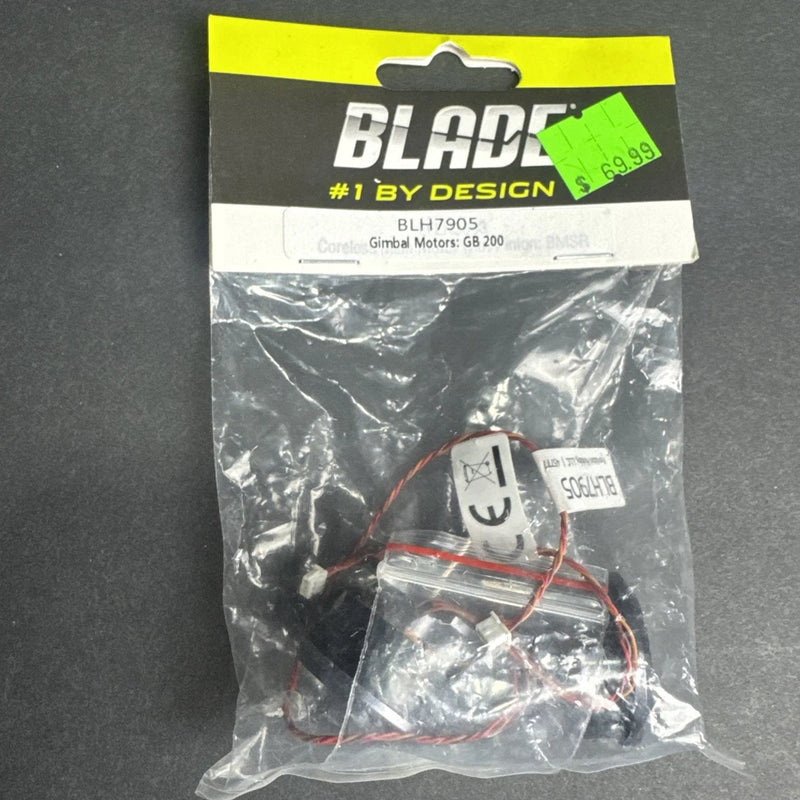 RC drone gimbal motor, BLH7905 brushless GB200, in sealed retail packaging
