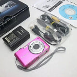 Panasonic Lumix FS7 Pink Digital Camera 12.1MP Compact From Japan