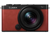 Panasonic LUMIX S9 N Kit 18-40mm Jet Black x Crimson Red Leather