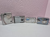 Lot of 4 Random Digital Cameras For Parts/Fix.