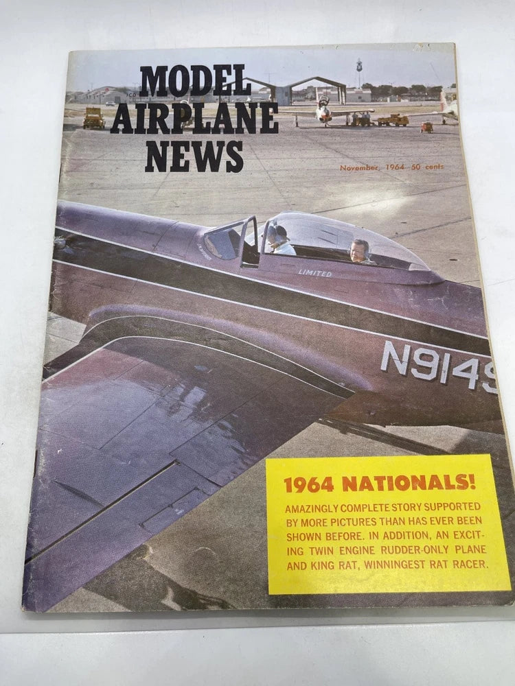 Model Airplane News Magazine November 1964 1964 Nationals Publisher