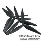 FPV Drone 3 Blade Propeller 9 10 Inch Nylon Replacement Props 2 Pair Set