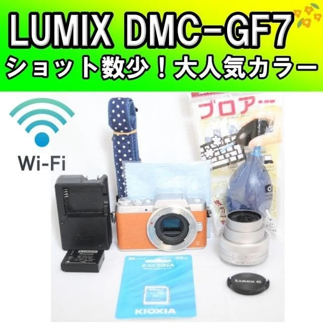 Low shot count LUMIX DMC-GF7 with Wi-Fi Selfie Selfie Mirrorless SLR