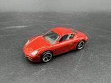 Hot Wheels Porsche Cayman S Red 2007 New Model Great Loose Condition!