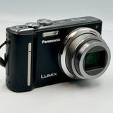 Panasonic DMC ZS6 Compact Digital Camera Black 2 Batteries Charger Used