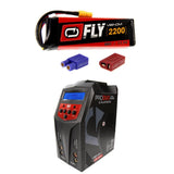 Venom Fly 50C 3S 2200mAh 11.1V LiPo Battery and Pro Duo Charger Combo
