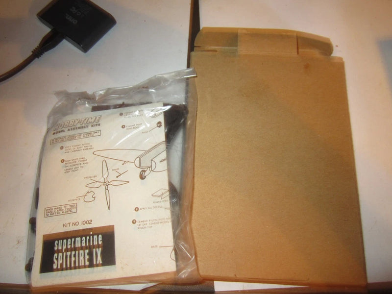 VTG Hobby-Time Model Kit SUPERMARINE SPITFIRE IX War Plane In Box SEALED BAG