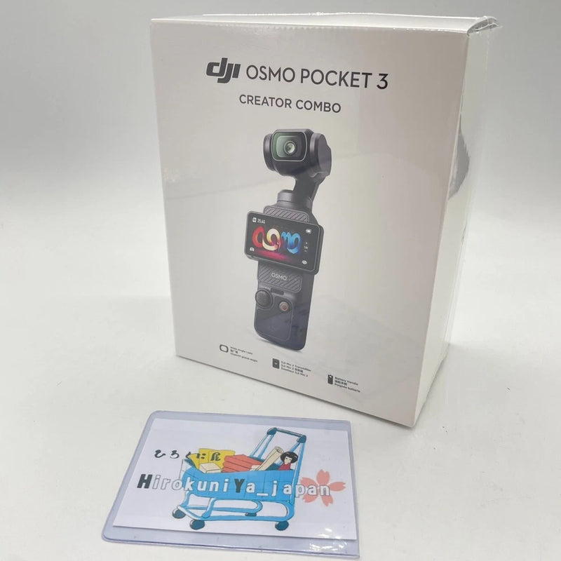 DJI Osmo Pocket 3 Creator Combo 3-Axis Gimbal Camera Fast focus New Japan