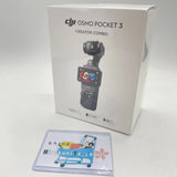DJI Osmo Pocket 3 Creator Combo 3-Axis Gimbal Camera Fast focus New Japan