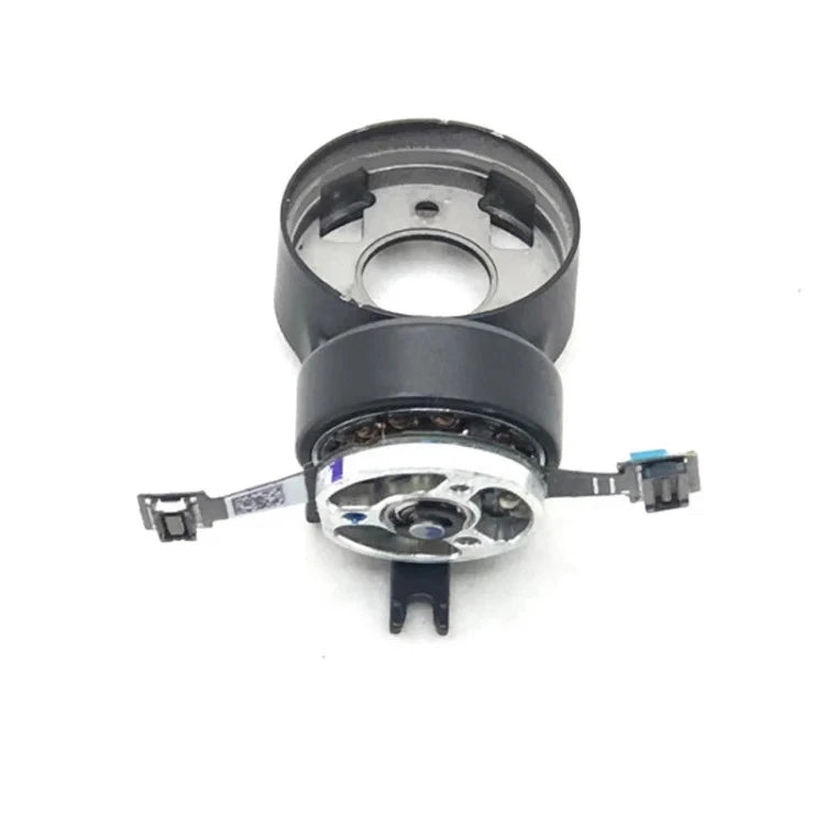 DJI Mini 3 Pro gimbal R-axis motor with bracket, black and silver metal housing