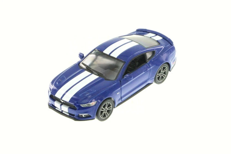 2015 Ford Mustang GT, Blue - Kinsmart 5386DF - 1/38 Scale Diecast Model Toy Car