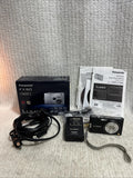 Panasonic LUMIX FX DMC-FX60 Black Compact Digital Camera with Box