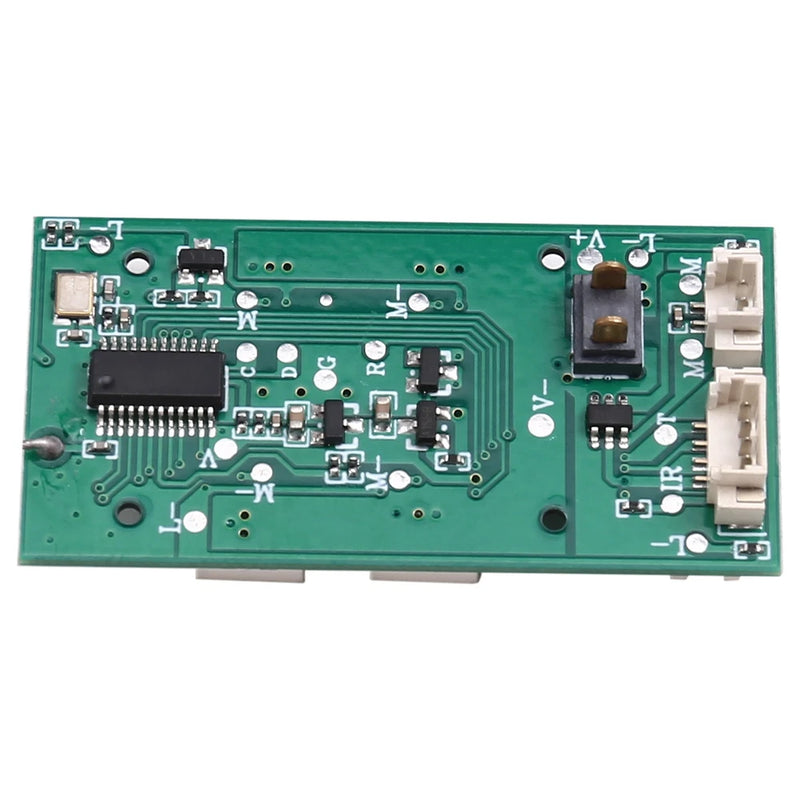 RC obstacle-avoidance drone control circuit board PCB with connectors and chips