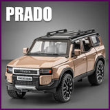 1:32 Land Cruiser Prado SUV 2025 Alloy Die Cast Toy Car Model Sound and Light.
