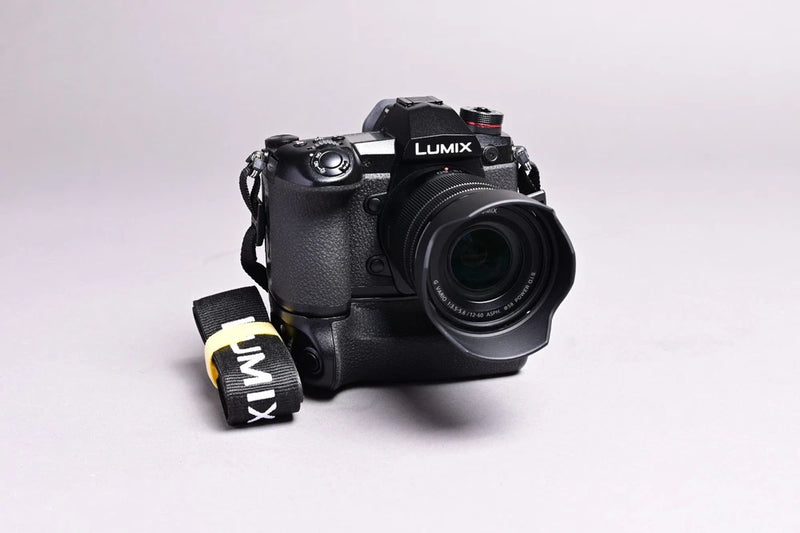 Lumix G9 with 12-60 f3.5 and battery grip super clean